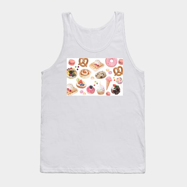 Delicious Dessert Tank Top by NewburyBoutique